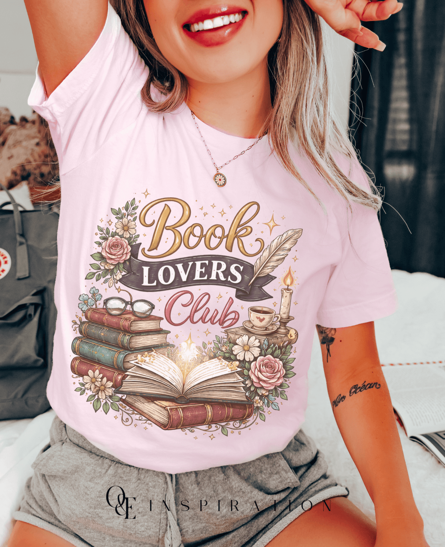 Book Lovers Club Tee - Bookworm Gift