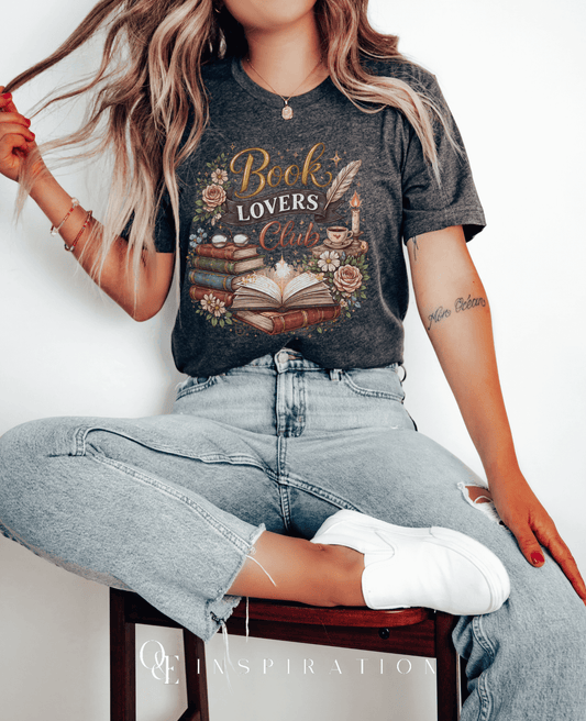 Book Lovers Club Tee - Bookworm Gift
