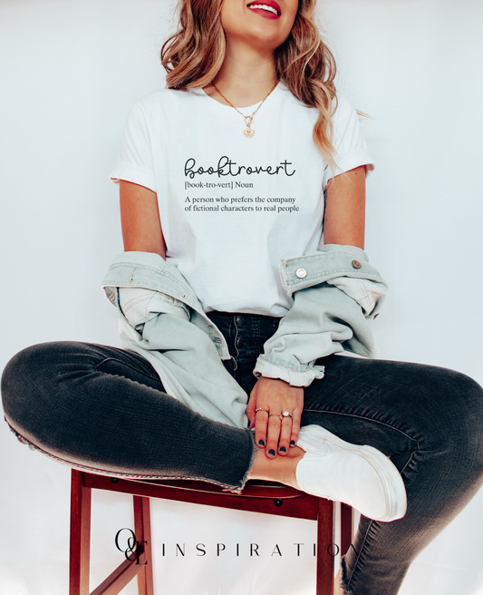Booktrovert Tee - Book Lover Gift