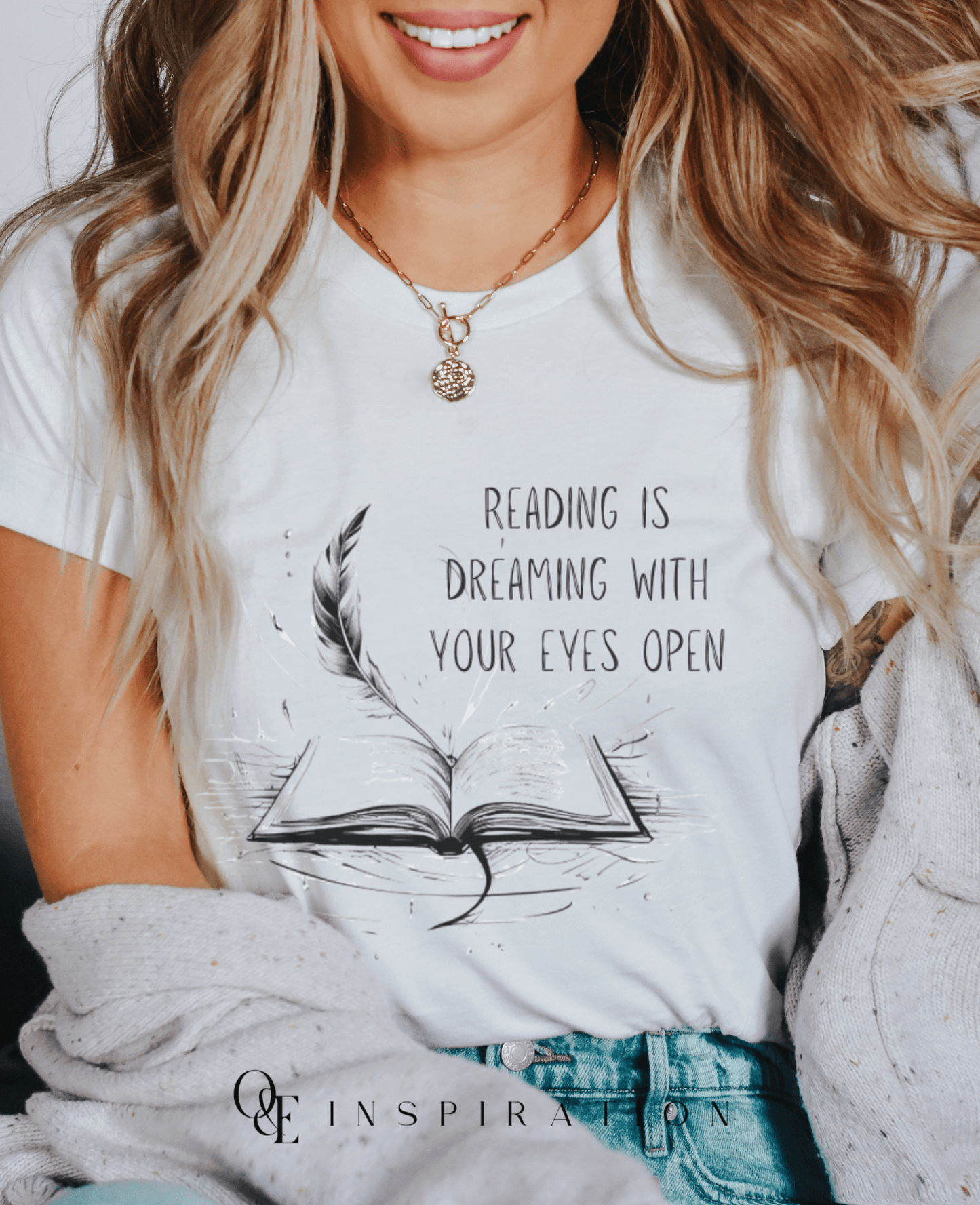 Reading Is Dreaming Tee - Book Lover Gift